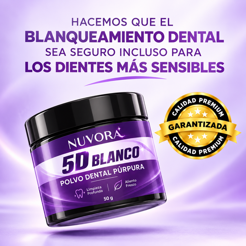 Polvo-blanqueador dental aprobado por dentistas