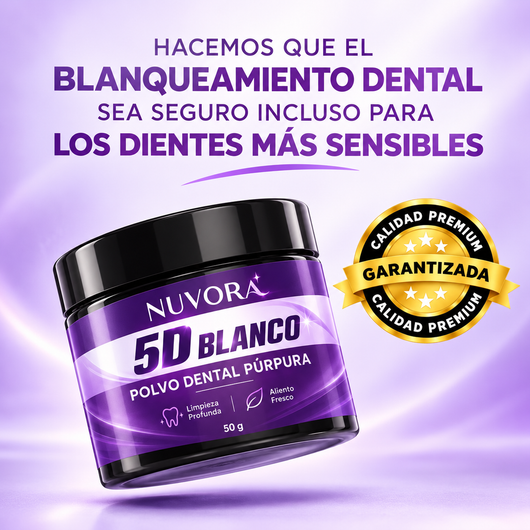 Polvo-blanqueador dental aprobado por dentistas