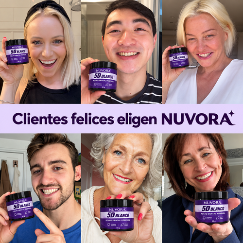Polvo-blanqueador dental aprobado por dentistas